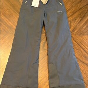 Spyder Girls Olympia Insulated Ski Pant Black Black size 12 New
